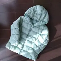 ユニクロ　ダウン　ジャンパー　ミントグリーン　110