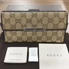 GUCCI GGシュプリーム PVC GG柄 レディース 長財布 9069 - メルカリ