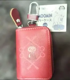 ムーミン リトルミイ キーチェーン付きケース 赤 未使用新品