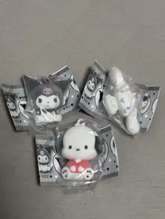 サンリオ　フロッキーマスコット ポチャッコ　クロミ　シナモロール