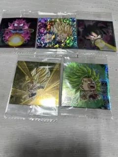 ドラゴンボール ホログラムシール 5枚セット