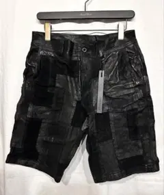 BACKLASHカンガルースエードレザーショートパンツ/バックラッシュショーツ BACKLASHカンガルースエードレザーショートパンツ/バック