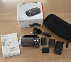 20年製ほぼ未使用】SONY HDR-CX680 純正充電器＆バッテリーセット