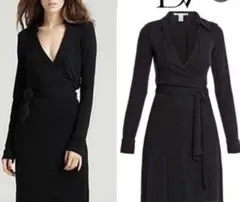 Diane von Furstenberg DVF ワンピース　ドレス　黒