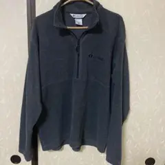 フリースジャケット グレー XL メンズ Columbia 90s 古着 レア