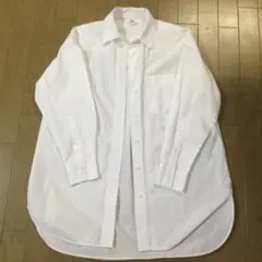 ユニクロ　オーバーサイズ　シャツ　ホワイトのサムネイル