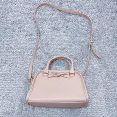【ROPE PICNIC】2way ショルダーバック ピンク リボン