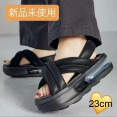ナイキ　NIKE エアマックス　アイラ　ブラック　23cm スポサン　サンダル