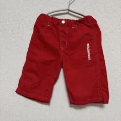 超メルカリ市限定価格.ᐟ‪‪‬.ᐟ‪‪‬ ミキハウス ロゴ刺繍入り ハーフパンツ