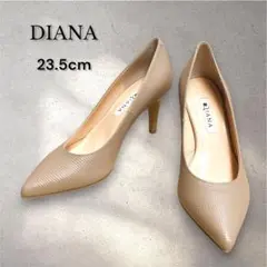 新品未使用/現行販売品】DIANA パンプス クロコ型押し 白 24.5cm