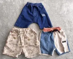 ベビーショートパンツセット 3点　BREEZE、Buddy Lee 90cm