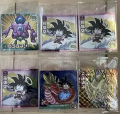 ドラゴンボール 超戦士シールウエハース超　６枚セット