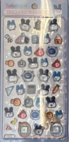 正規品　サンスター　たまごっち　ボンボンドロップシール　立体　みみっち