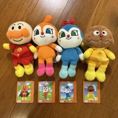 アンパンマン プリちぃ☆ビーンズ コレクション 4種セット タグ•カード付き