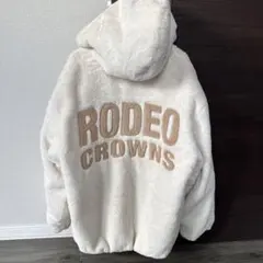RODEO CROWNS ボアジャケット FREE アイボリー