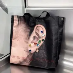 OUR LEGACY風トートバッグ ハンドバッグ ブラック　ファー素材 OUR LEGACY Oblong ハンドバッグ | ブラック | FARFETCH JP