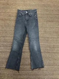 Zara ザラ　ダークグレー ブーツカットデニムサイズ34