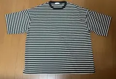 ま*る様 【定番・Lサイズ】WEGO ボーダー ビッグシルエット Tシャツ