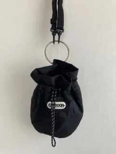 OUTDOOR ブラック ショルダーバッグ