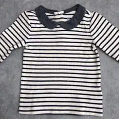 baby GAP 襟付き長袖リブボーダー 95