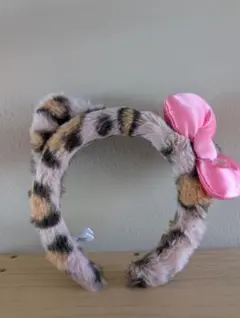 USJ ヒョウ柄ファーのカチューシャ