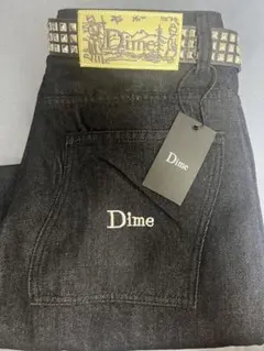 Dime ブラックデニムパンツ