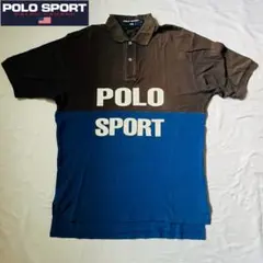 90’s POLO SPORT ポロスポーツ ロゴ フェード ポロシャツのサムネイル