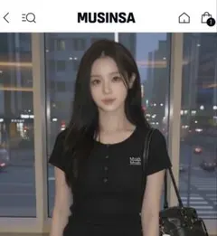 muahmuah ヘンリーネック 半袖 シャツのサムネイル