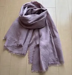 ASAUCE MELER ロンハーマン別注 リネン 大判 ストール 黄 神崎恵