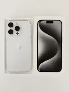 〈美品〉iPhone 15 Pro　256GB　ホワイトチタニウム　残量88% Amazon | 【整備済み品】 Apple iPhone 15 Pro 256GB ホワイト