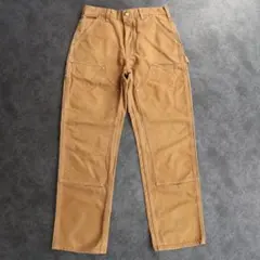 雰囲気◎ カーハート ダブルニーペインターデニムパンツ ゴールデン
