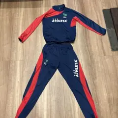 ATHLETA ジャージ ネイビー/レッド セットアップ