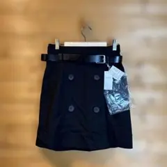 INGNI(イング) 合皮ベルト付トレンチミニスカート