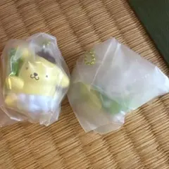 ポムポムプリン シナモロール クローバー　カプセルトイ マスコット 2個セット