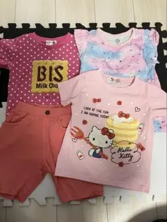 子供服 Tシャツ ショートパンツ セット　保育着　100-90