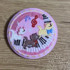 ディズニー 刺繍缶バッジ