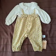 水玉ロンパース 80cm