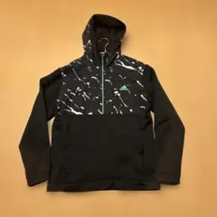 adidas グラフィックフード付き　パーカー