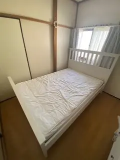 IKEA HEMNES ダブルベッド+マットレス