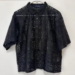 HONEYSUCKLE ROSE 半袖ブラックシャツ Mのサムネイル