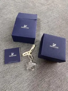 Swarovski 星形クリスタル キーホルダー