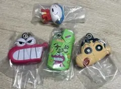 クレヨンしんちゃん　ミラーコレクション3種セットとシロ