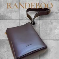 RANDEBOO ショルダーバッグ ブラウン レザー調 レディース