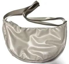 ユニクロC レザータッチ ラウンドバッグ ナチュラル UNIQLO