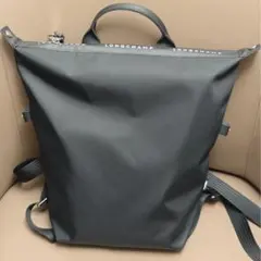 未使用級◎ロンシャンリュックバックパックフェルトグレー
