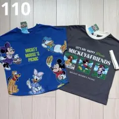 【ディズニー】リトシー キャラクター ミッキー☆ドナルド Tシャツ 110
