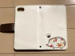 【iPhoneSE第1世代】手帳型ケース／ハリネズミ／グリーン