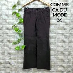 コムサデモード チノパン(M)カジュアルパンツ 茶 コットン 4ポケット