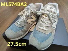 New Balance ML574BA2 27.5cm　Steele Blueのサムネイル