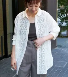 美品！BC.STOCK レースシャツのサムネイル